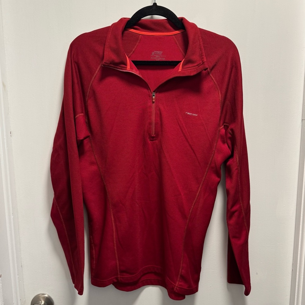 Patagonia Men’s Capilene 3 Zip-Neck Sweater Red Size Medium Outdoor Hiking